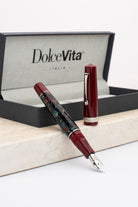 Leonardo Momento Zero Fountain Pen in Dolcevita Marmo Pompei