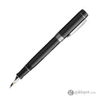 Parker Duofold 135th Anniversary Centennial Fountain Pen in Black with Chrome Trim - 18K Gold Fountain Pen