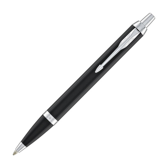 Parker IM Ballpoint Pen in Black with Chrome Trim