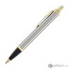 Parker IM Ballpoint Pen in Brushed Metal Gold Trim Ballpoint Pens