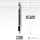 Parker IM Ballpoint Pen in Dark Espresso Lacquer with Chrome Trim Pens