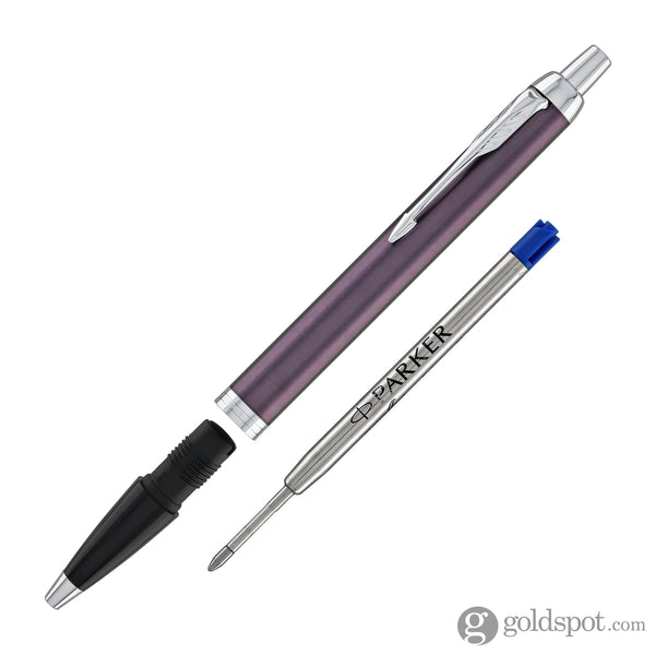 Parker IM Ballpoint Pen in Light Purple with Chrome Trim Ballpoint Pens