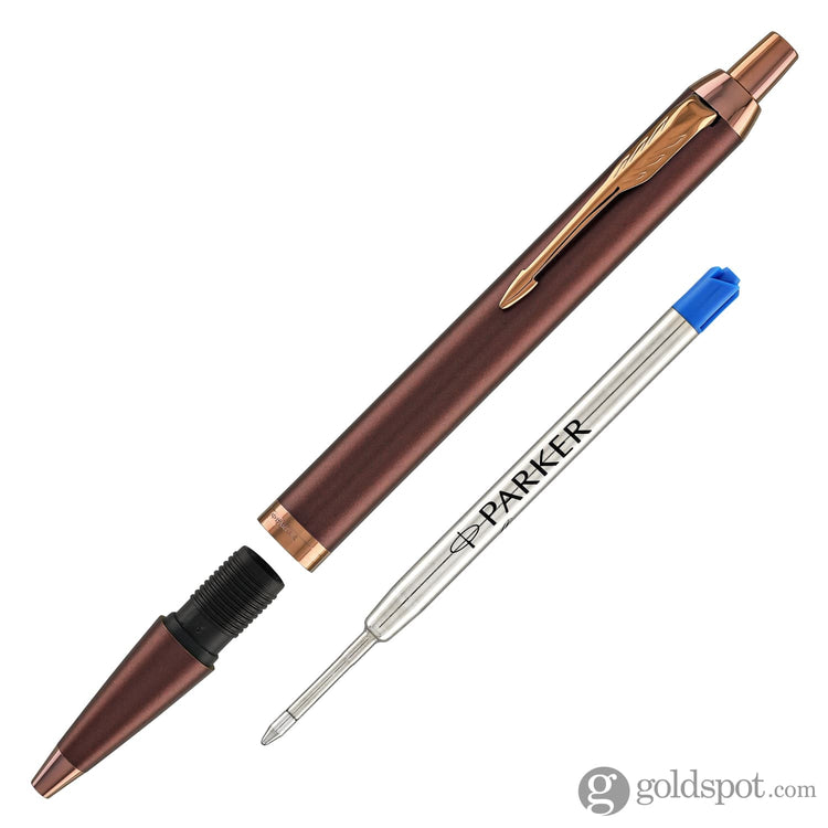 Parker IM Monochrome Ballpoint Pen in Burgundy Ballpoint Pens