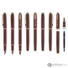 Parker IM Monochrome Fountain Pen in Burgundy Fountain Pens