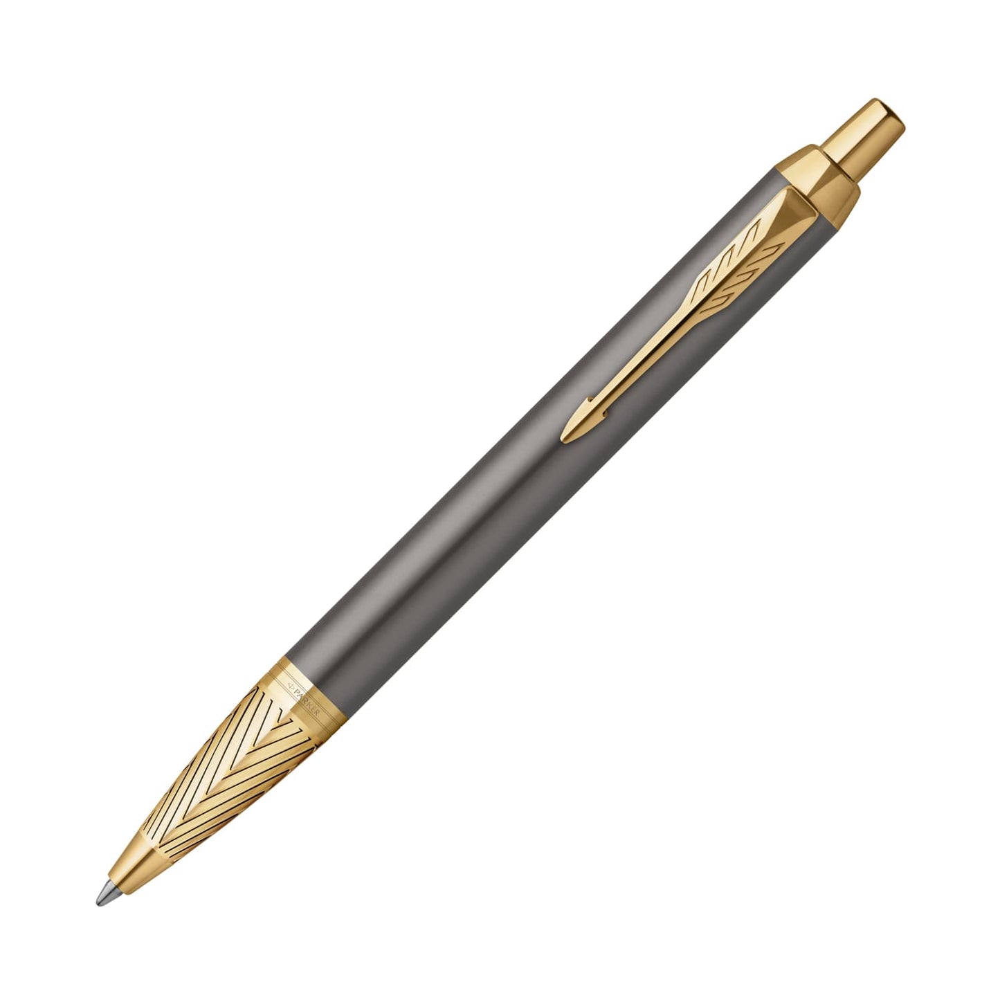 Parker IM Pioneers Ballpoint Pen in Arrow with Gold Trim Pens