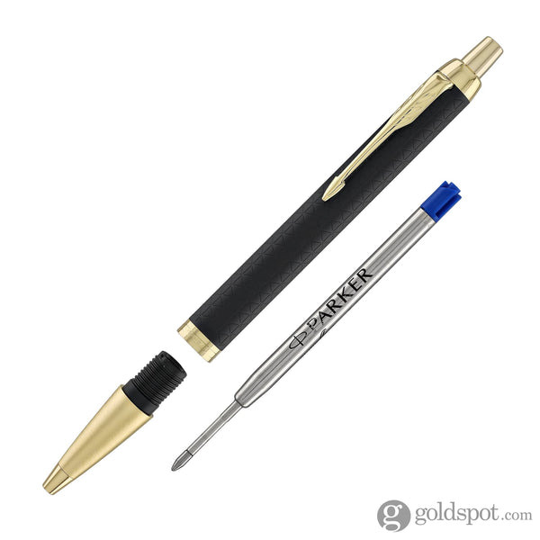 Parker IM Premium Ballpoint Pen in Black with Gold Trim GT Ballpoint Pens