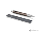 Parker IM Premium Ballpoint Pen in Brown Chrome Trim Misc