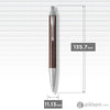 Parker IM Premium Ballpoint Pen in Brown Chrome Trim Misc