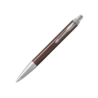 Parker IM Premium Ballpoint Pen in Brown with Chrome Trim