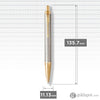 Parker IM Premium Ballpoint Pen in Warm Grey with Gold Trim Ballpoint Pens