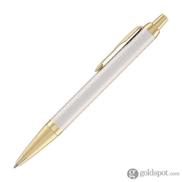 Parker IM Premium Ballpoint Pen in Warm Grey with Gold Trim Ballpoint Pens