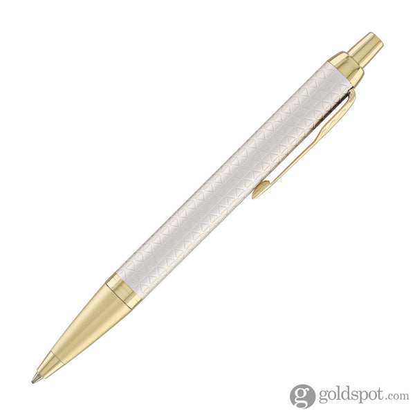 Parker IM Premium Ballpoint Pen in Warm Grey with Gold Trim Ballpoint Pens