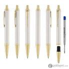 Parker IM Premium Ballpoint Pen in Warm Grey with Gold Trim Ballpoint Pens
