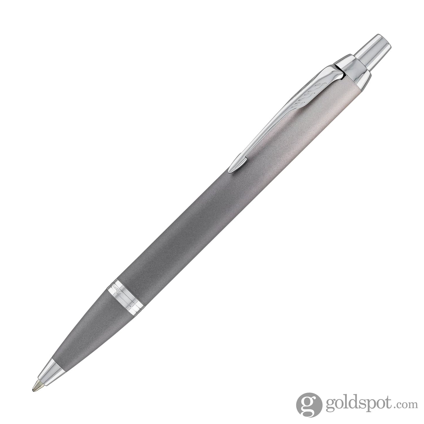 Parker IM Ritual Ballpoint Pen in Grey with Chrome Trim Ballpoint Pens