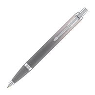 Parker IM Writing Rituals Ballpoint Pen in Grey with Chrome Trim