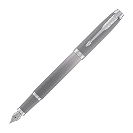 Parker IM Writing Rituals Fountain Pen in Grey with Chrome Trim