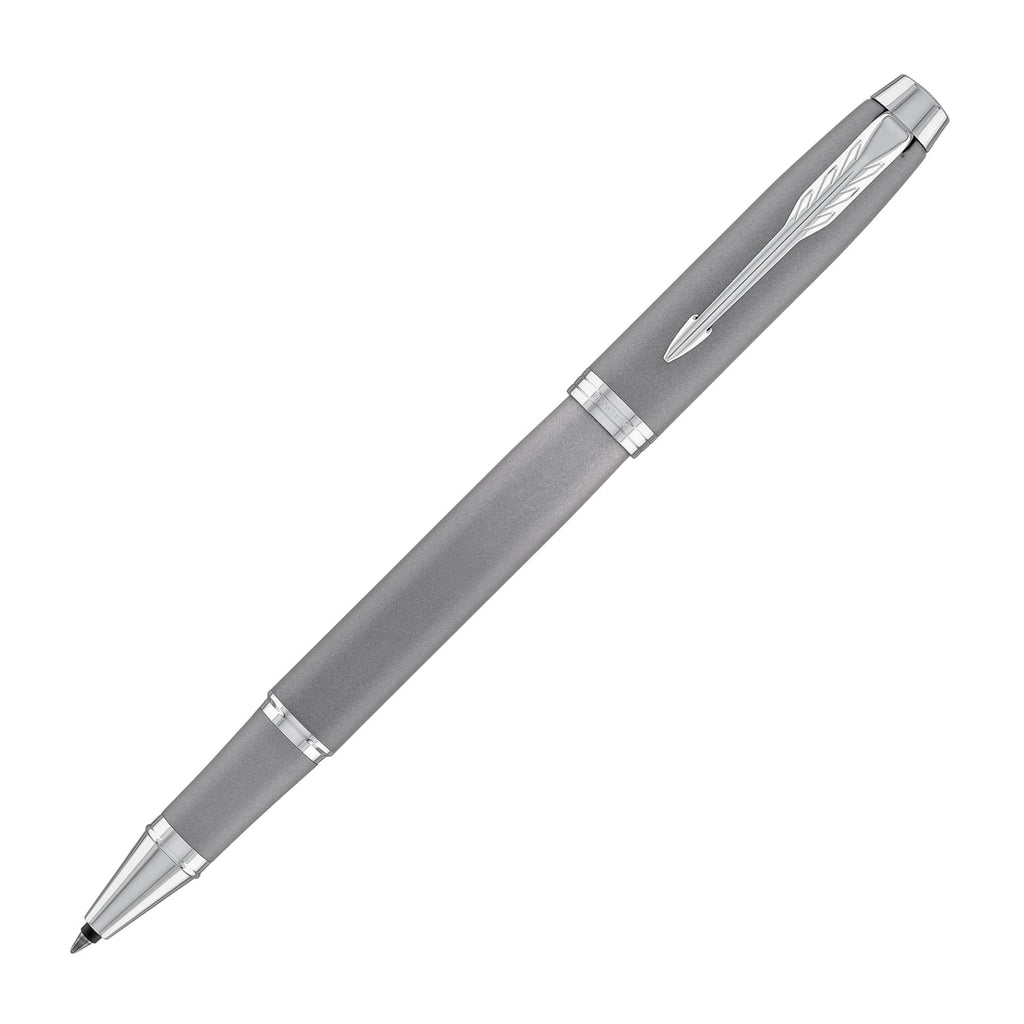 Parker IM Ritual Rollerball Pen in Grey with Chrome Trim Rollerball Pen