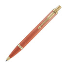Parker IM Writing Rituals Ballpoint Pen in Uplifting Orange Gradient with Gold Trim Ballpoint Pens