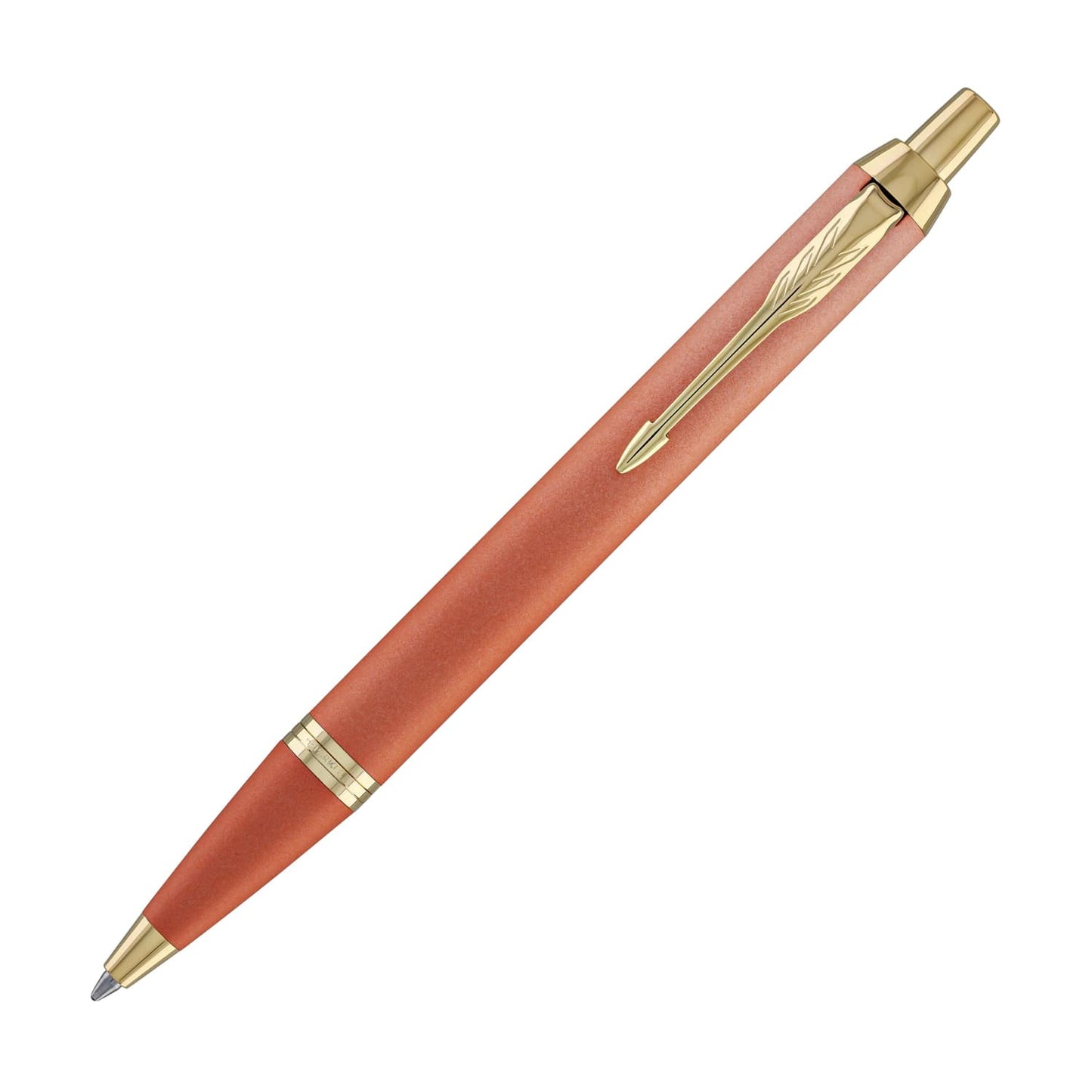 Parker IM Writing Rituals Ballpoint Pen in Uplifting Orange Gradient with Gold Trim Ballpoint Pens