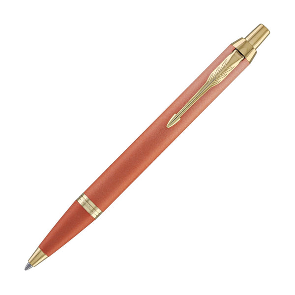 Parker IM Writing Rituals Ballpoint Pen in Uplifting Orange Gradient with Gold Trim Ballpoint Pens