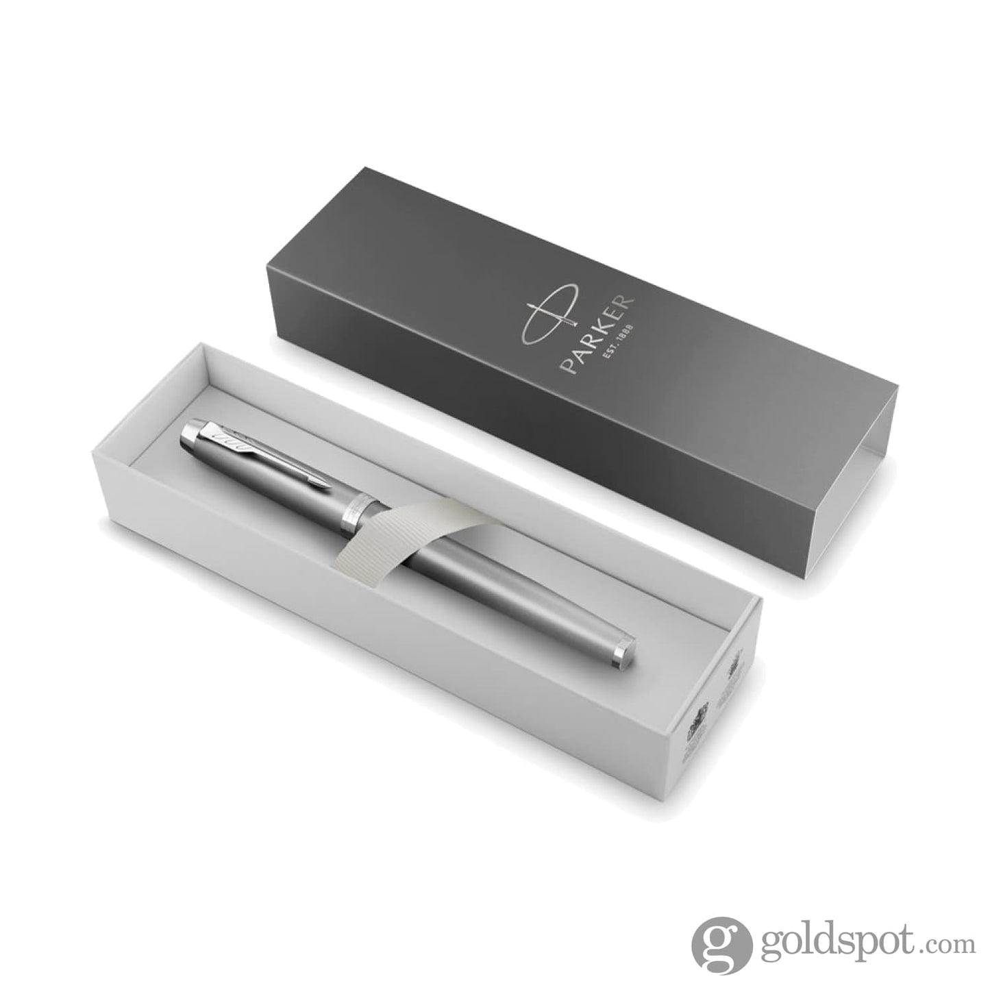 Parker IM Ritual Fountain Pen in Grey with Chrome Trim Fountain Pen