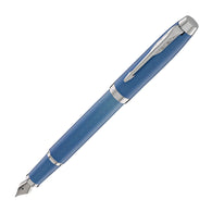 Parker IM Writing Rituals Fountain Pen in Peaceful Blue Gradient with Chrome Trim