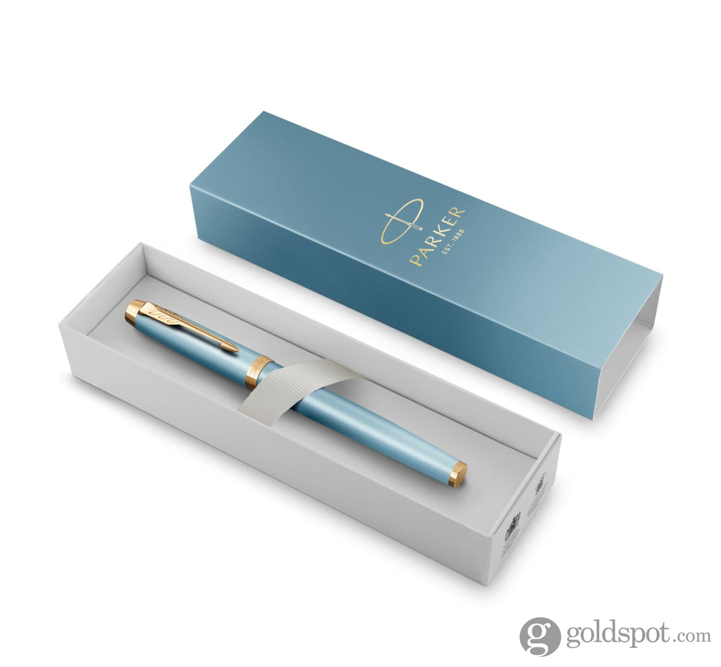 Parker IM Ritual Fountain Pen in Turquoise Green with Gold Trim Fountain Pen