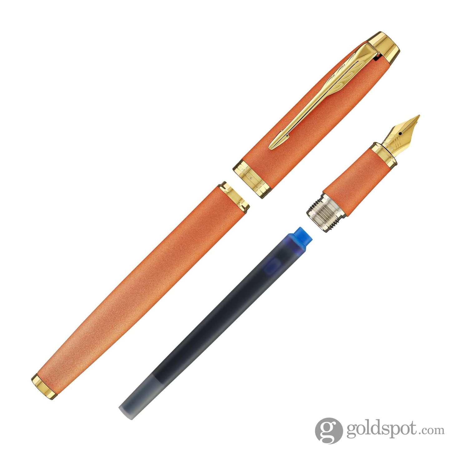 Stylo plume (M) Parker IM Writing Rituals, Bleu dégradé et doré Stylo plume (M) Parker IM Writing Rituals, Bleu dégradé et doré