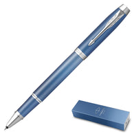 Parker IM Writing Rituals Rollerball Pen in Peaceful Blue Gradient with Chrome Trim