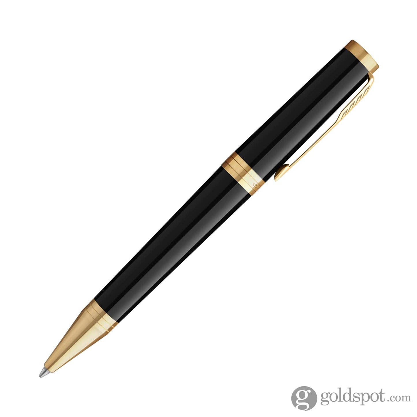 Parker Ingenuity Ballpoint Pen in Black with Gold Trim Goldspot Pens