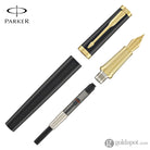 Parker Ingenuity Fountain Pen in Black with Gold Trim Fountain Pen