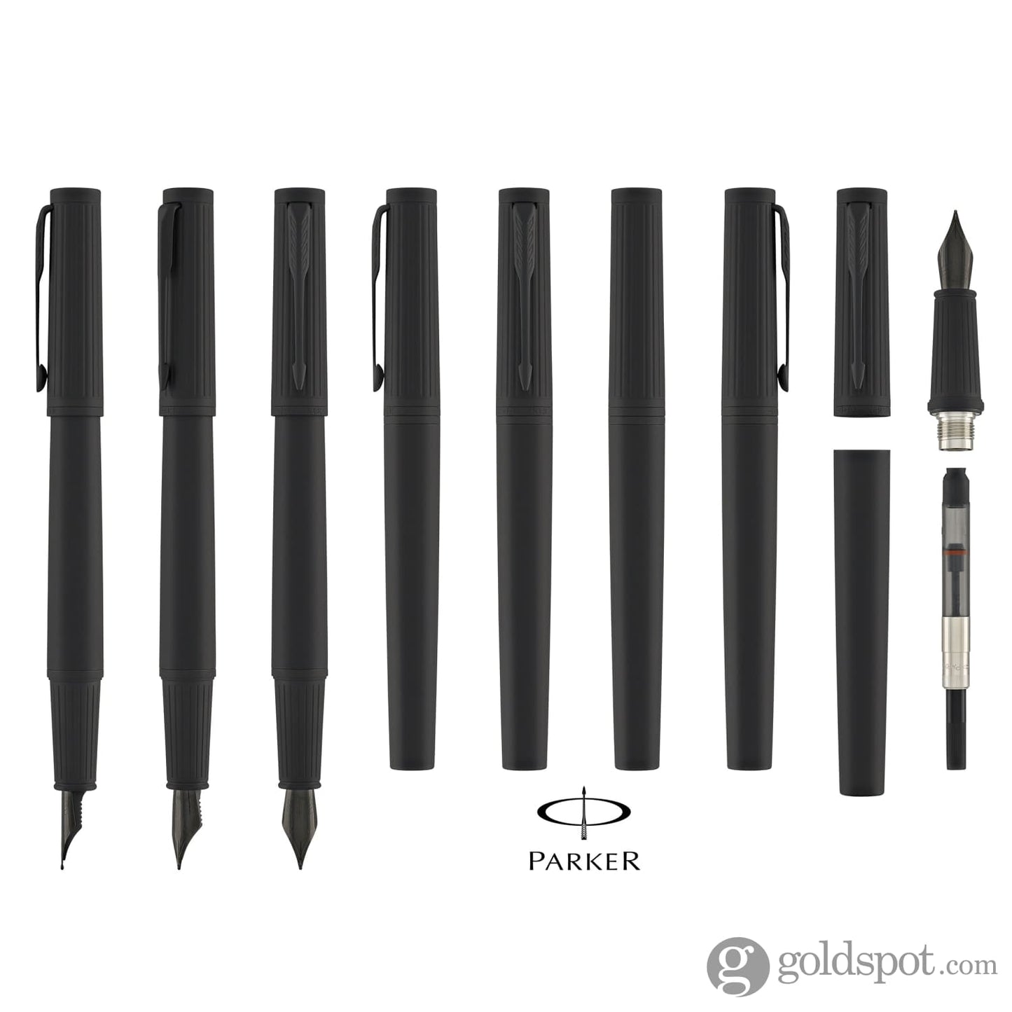 Parker Ingenuity Fountain Pen in Black with Black Trim Fountain Pen