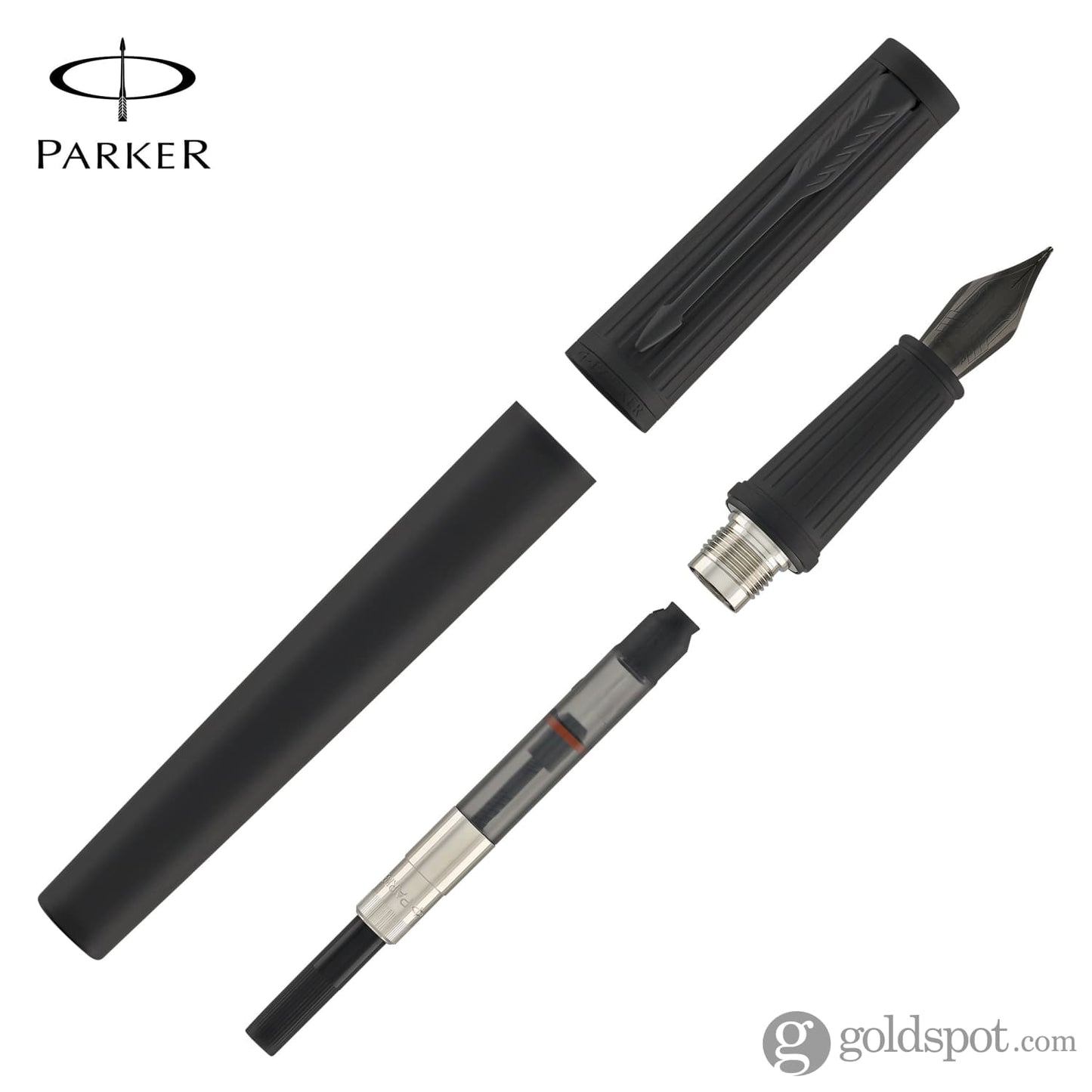 Parker Ingenuity Fountain Pen in Black with Black Trim Fountain Pen