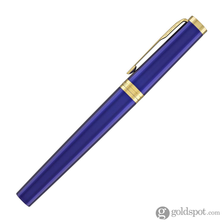 Parker Ingenuity Fountain Pen in Blue with Gold Trim Fountain Pen