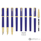 Parker Ingenuity Fountain Pen in Blue with Gold Trim Fountain Pen