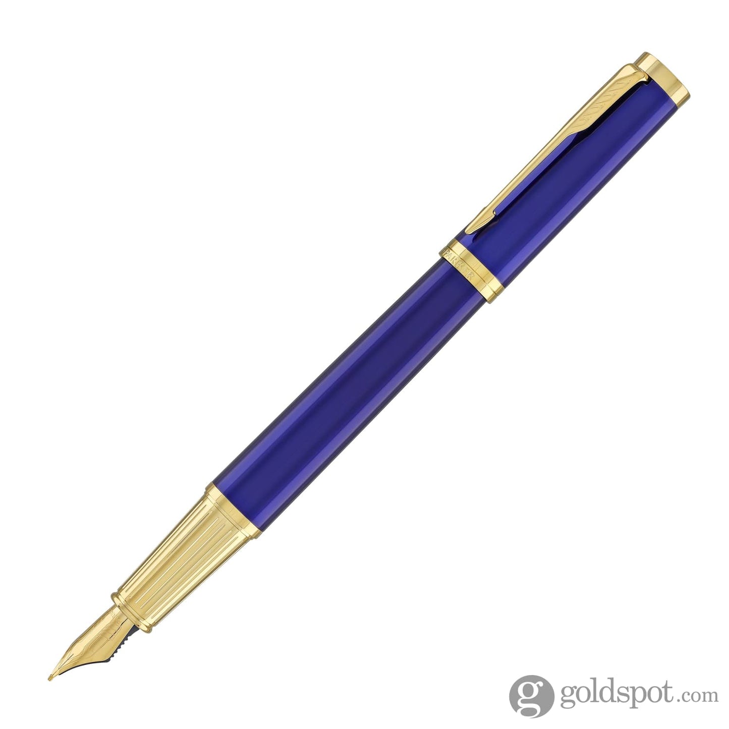Parker Ingenuity Fountain Pen in Blue with Gold Trim Fountain Pen