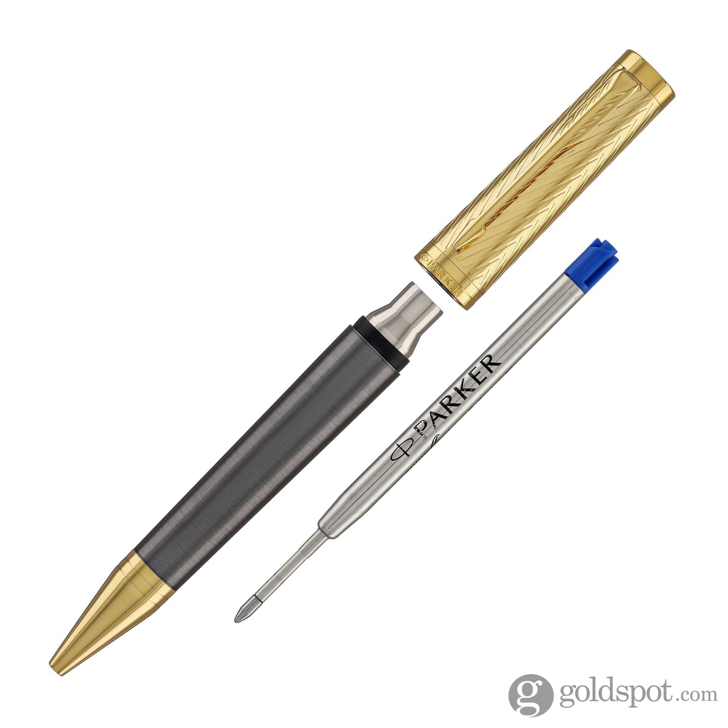 Penna Parker IM Pioneers Arrow Sfera, Inchiostro Nero, Grey Lake Golden Trim Penna Parker IM Pioneers Arrow Sfera, Inchiostro Nero, Grey Lake Golden Trim