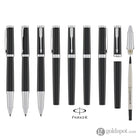 Parker Ingenuity Rollerball Pen in Black with Chrome Trim Rollerball Pen