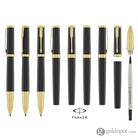 Parker Ingenuity Rollerball Pen in Black with Gold Trim Rollerball Pen