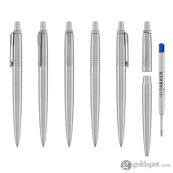 Parker Jotter 70th Anniversary Ballpoint Pen in Stainless Steel with Chrome Trim - Medium Point Ballpoint Pens