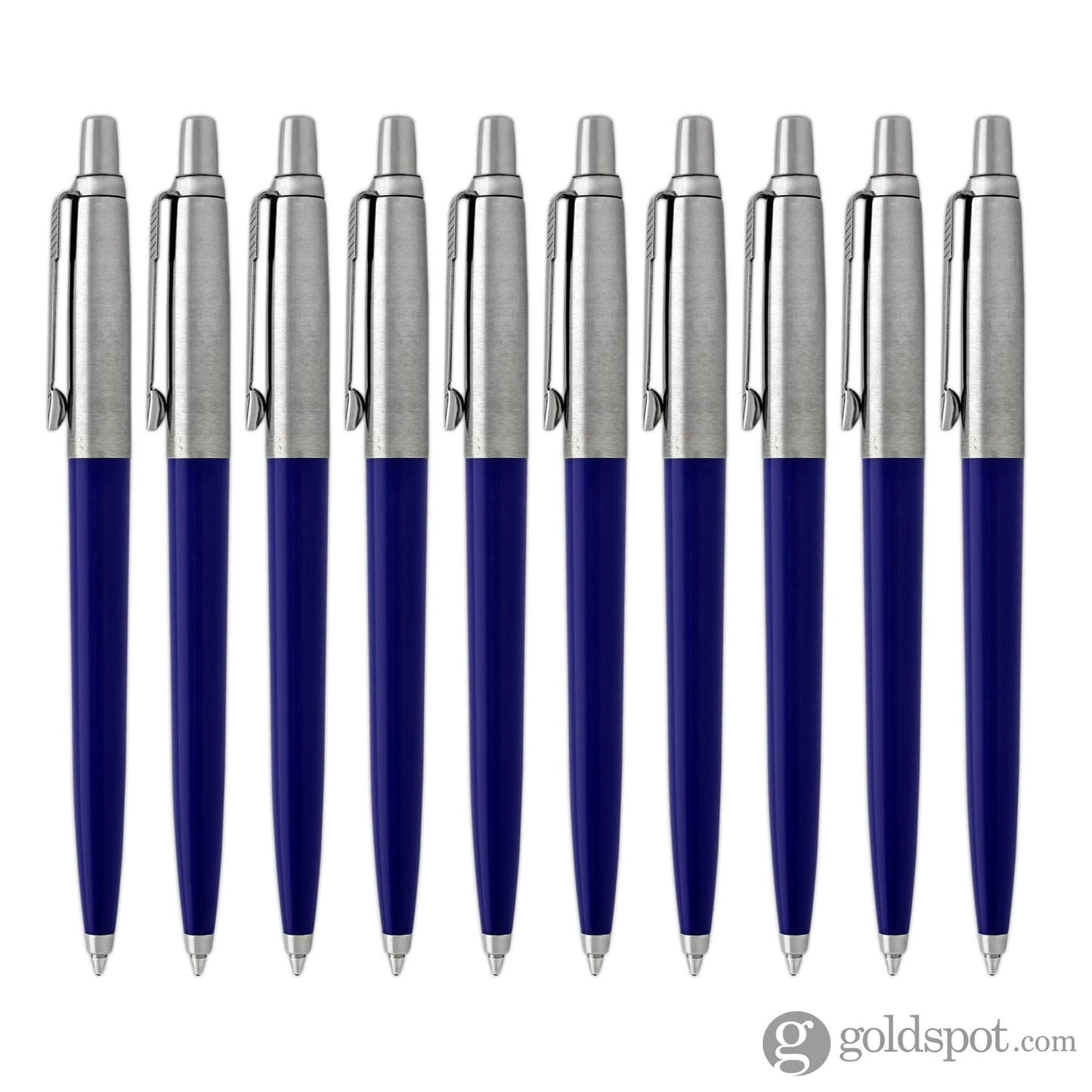 Parker Pack of 10 Jotter Ballpoint Pen in Blue Barrel - Pack of 10 Ballpoint Pen