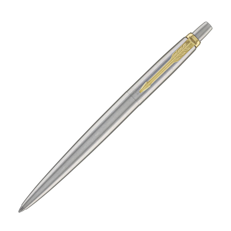 Parker Jotter Ballpoint Pen in Classic Stainless Steel with Gold Trim Ballpoint Pens