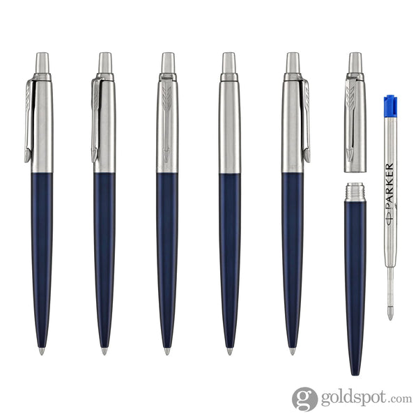 Parker Jotter Ballpoint Pen in Royal Blue Chrome Trim Ballpoint Pens