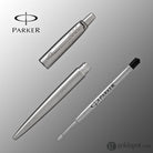 Parker Jotter Ballpoint Pen in Stainless Steel Chrome Trim Ballpoint Pen