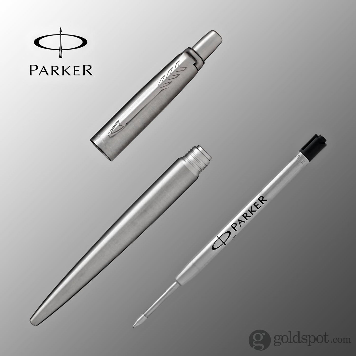 Parker Jotter Ballpoint Pen in Stainless Steel Chrome Trim Ballpoint Pen
