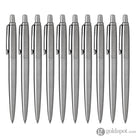 Parker Jotter Ballpoint Pen in Stainless Steel - Pack of 10 Ballpoint Pen