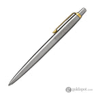 Parker Jotter Ballpoint Pen in Stainless Steel Gold Trim Ballpoint Pen