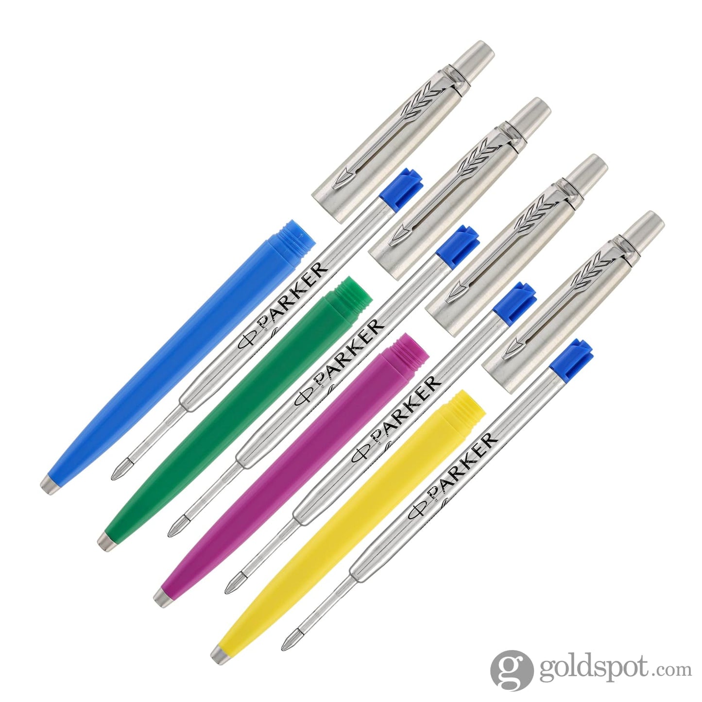 Parker Jotter Originals Ballpoint Pen Collection Medium Point Blue Ink 4 Count Pen