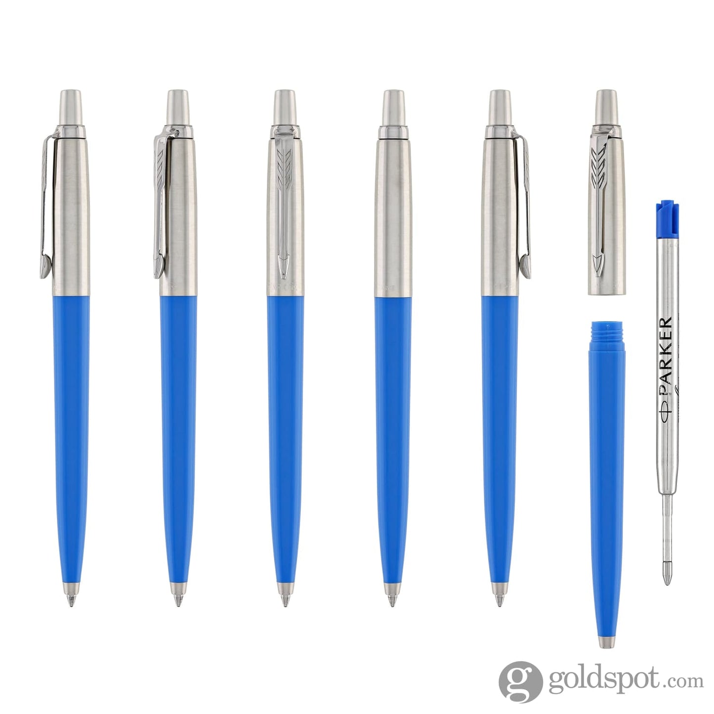 Parker Jotter Originals Ballpoint Pen Collection Medium Point Blue Ink 4 Count Pen