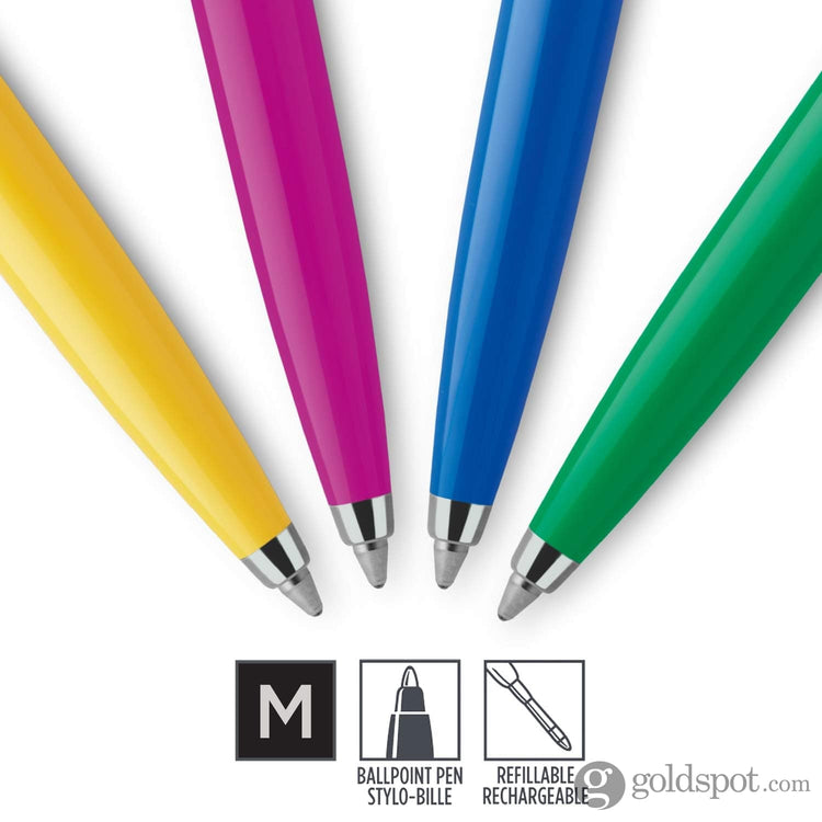 Parker Jotter Originals Ballpoint Pen Collection Medium Point Blue Ink 4 Count Pen